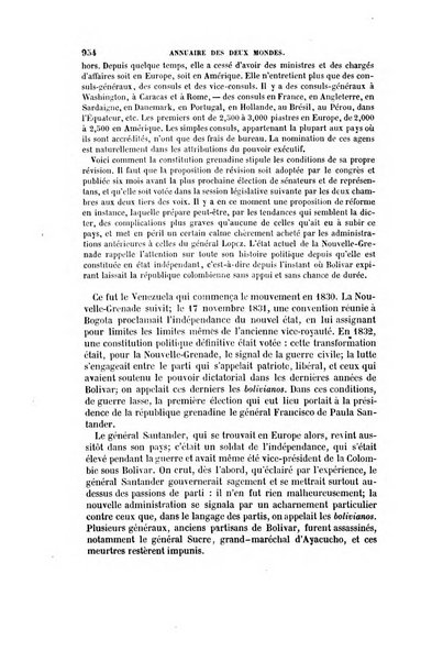 Annuaire des deux mondes histoire générale des divers états