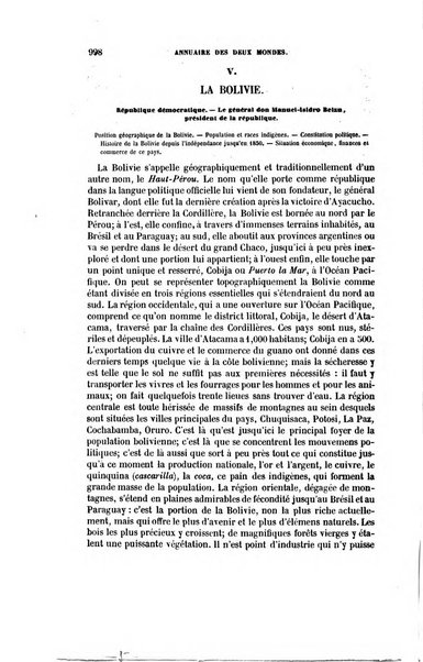 Annuaire des deux mondes histoire générale des divers états