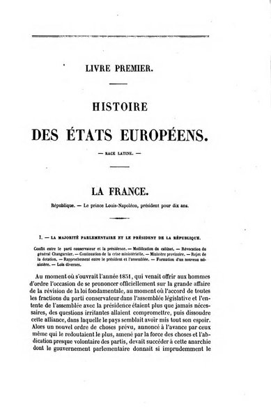 Annuaire des deux mondes histoire générale des divers états