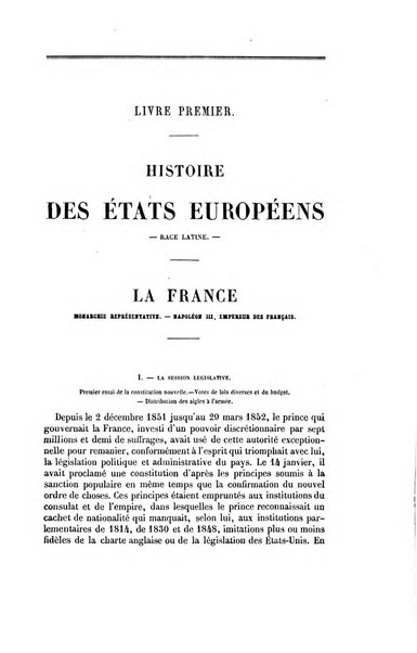 Annuaire des deux mondes histoire générale des divers états