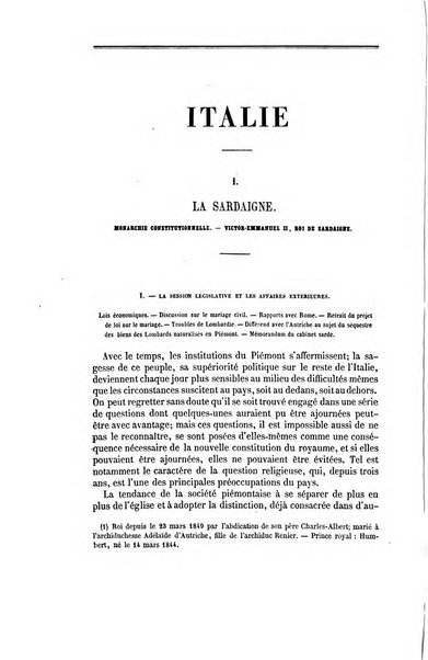 Annuaire des deux mondes histoire générale des divers états