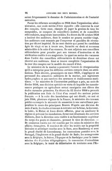 Annuaire des deux mondes histoire générale des divers états