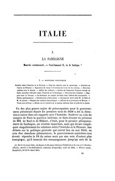 Annuaire des deux mondes histoire générale des divers états