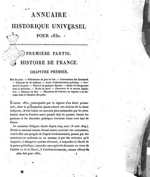 Annuaire historique universel, pour ...