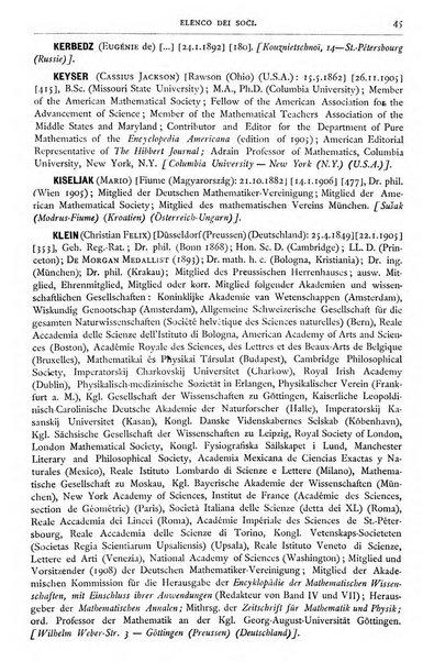 Annuario del Circolo matematico di Palermo