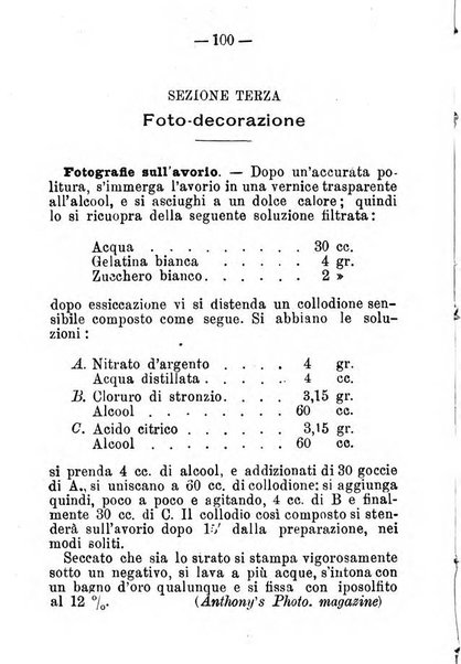 Annuario della fotografia e delle sue applicazioni