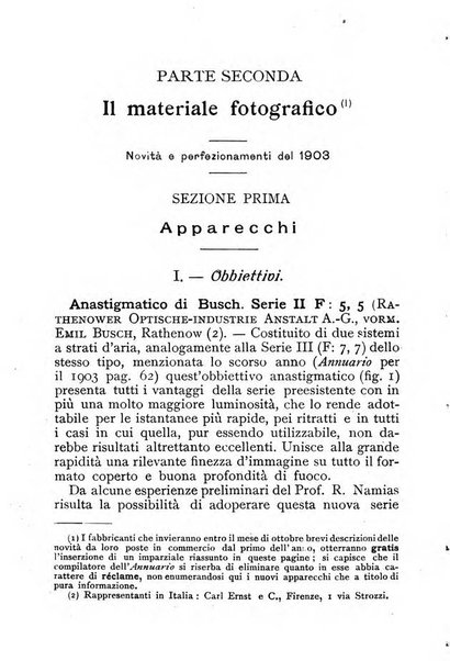 Annuario della fotografia e delle sue applicazioni