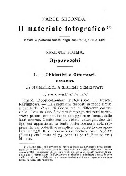 Annuario della fotografia e delle sue applicazioni