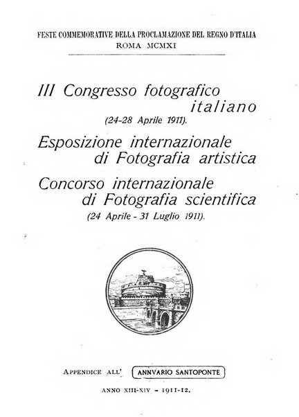 Annuario della fotografia e delle sue applicazioni