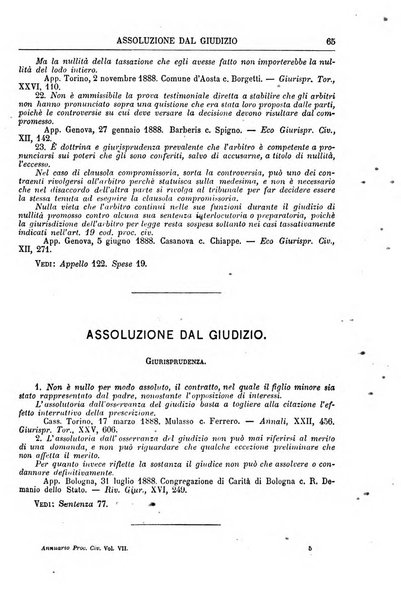 Annuario della procedura civile