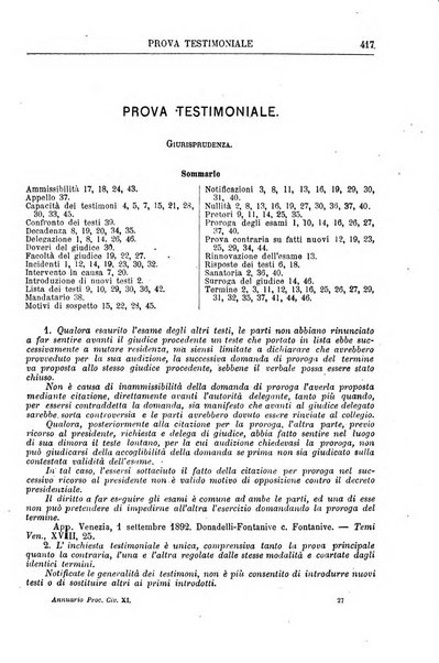 Annuario della procedura civile