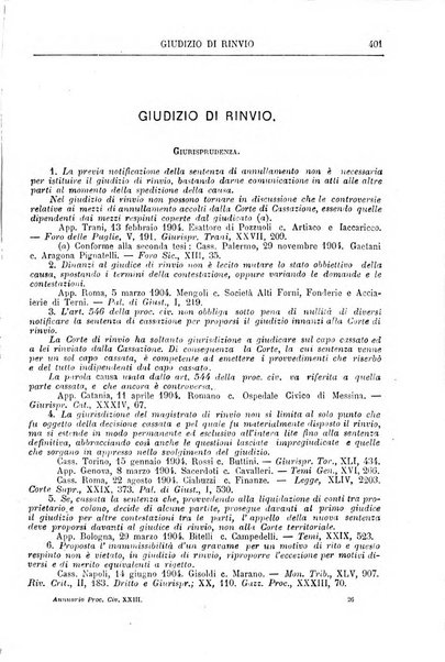 Annuario della procedura civile