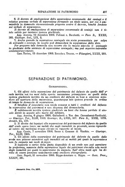 Annuario della procedura civile