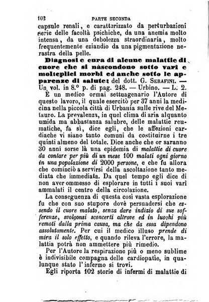 Annuario delle scienze mediche riassunto delle piu importanti pubblicazioni dell'anno