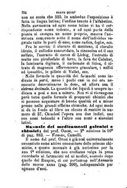 Annuario delle scienze mediche riassunto delle piu importanti pubblicazioni dell'anno