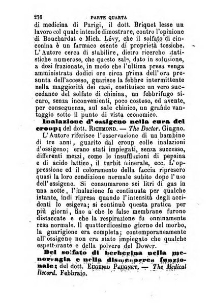 Annuario delle scienze mediche riassunto delle piu importanti pubblicazioni dell'anno