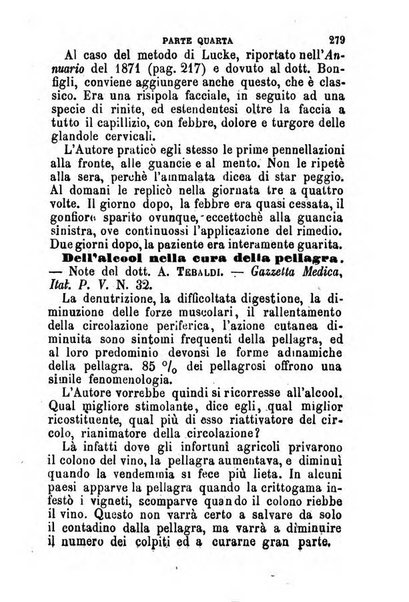 Annuario delle scienze mediche riassunto delle piu importanti pubblicazioni dell'anno