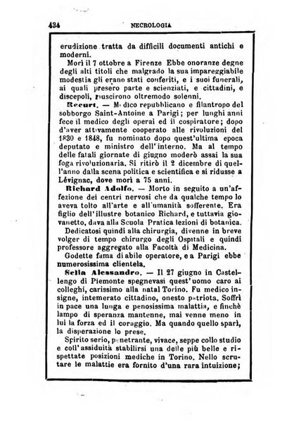 Annuario delle scienze mediche riassunto delle piu importanti pubblicazioni dell'anno