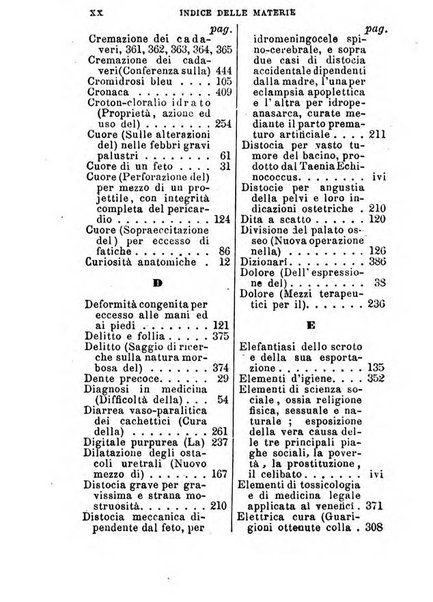 Annuario delle scienze mediche riassunto delle piu importanti pubblicazioni dell'anno