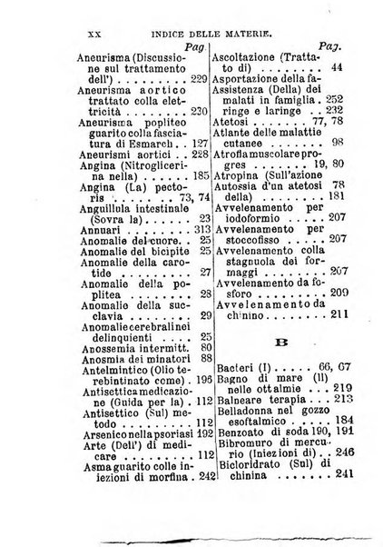 Annuario delle scienze mediche riassunto delle piu importanti pubblicazioni dell'anno