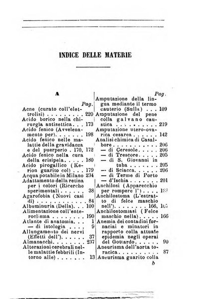 Annuario delle scienze mediche riassunto delle piu importanti pubblicazioni dell'anno