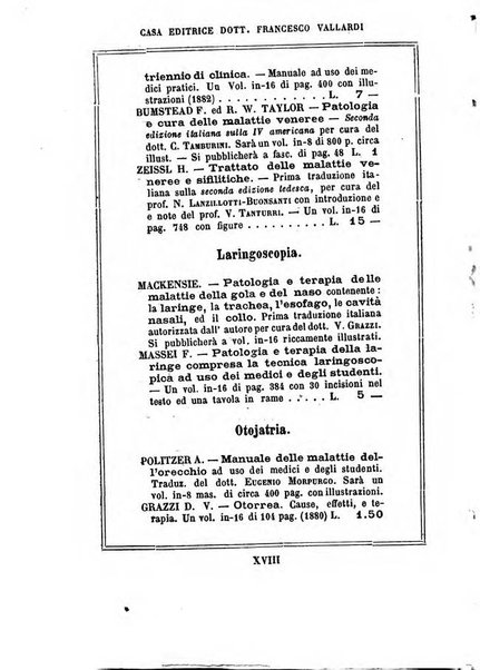 Annuario delle scienze mediche riassunto delle piu importanti pubblicazioni dell'anno