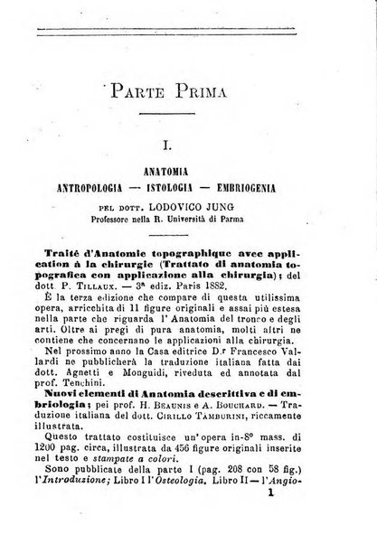 Annuario delle scienze mediche riassunto delle piu importanti pubblicazioni dell'anno