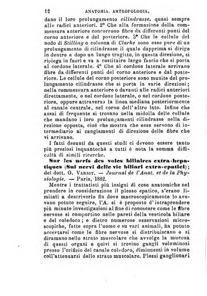 Annuario delle scienze mediche riassunto delle piu importanti pubblicazioni dell'anno