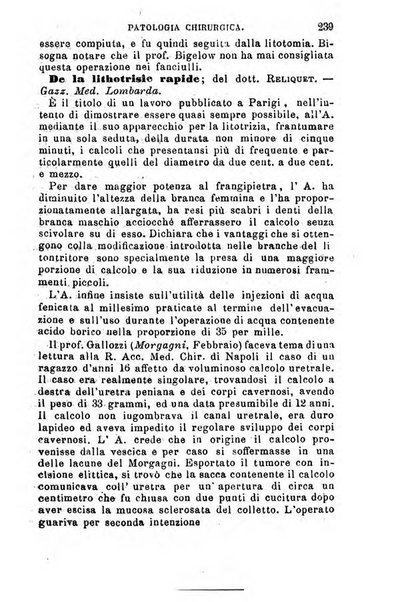 Annuario delle scienze mediche riassunto delle piu importanti pubblicazioni dell'anno