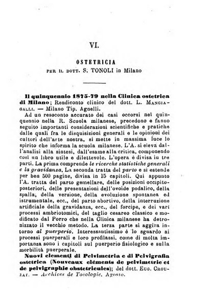 Annuario delle scienze mediche riassunto delle piu importanti pubblicazioni dell'anno