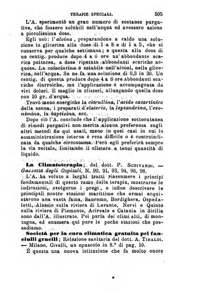 Annuario delle scienze mediche riassunto delle piu importanti pubblicazioni dell'anno