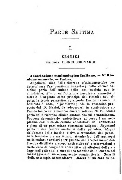 Annuario delle scienze mediche riassunto delle piu importanti pubblicazioni dell'anno