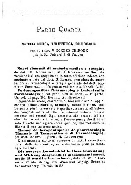 Annuario delle scienze mediche riassunto delle piu importanti pubblicazioni dell'anno