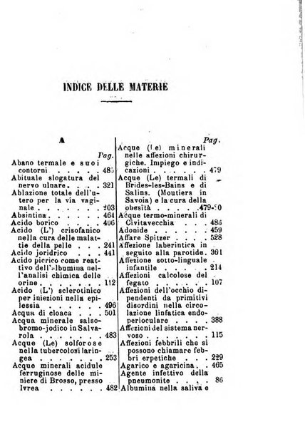 Annuario delle scienze mediche riassunto delle piu importanti pubblicazioni dell'anno