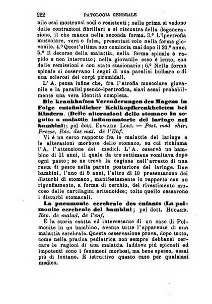 Annuario delle scienze mediche riassunto delle piu importanti pubblicazioni dell'anno