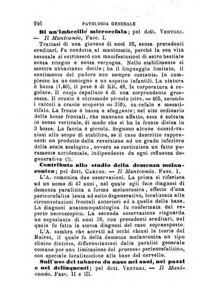 Annuario delle scienze mediche riassunto delle piu importanti pubblicazioni dell'anno