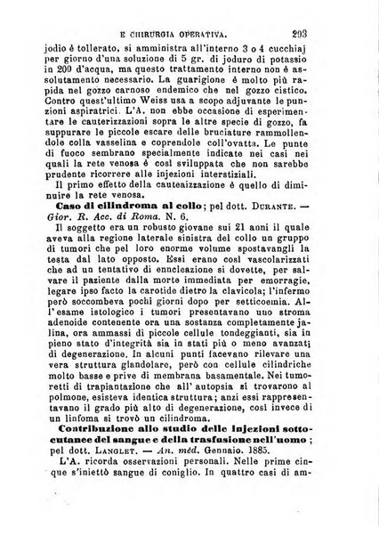 Annuario delle scienze mediche riassunto delle piu importanti pubblicazioni dell'anno