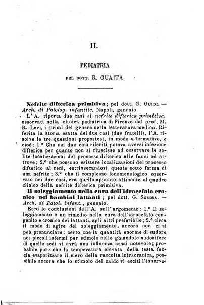 Annuario delle scienze mediche riassunto delle piu importanti pubblicazioni dell'anno