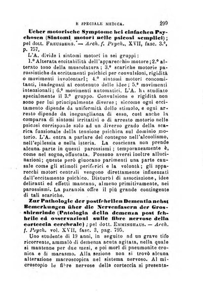 Annuario delle scienze mediche riassunto delle piu importanti pubblicazioni dell'anno