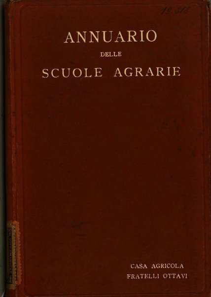 Annuario delle scuole agrarie