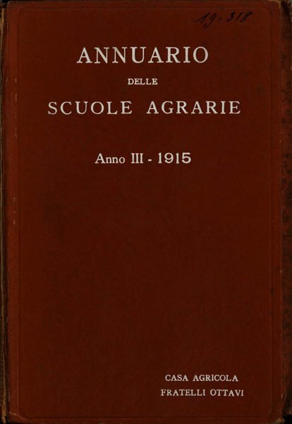 Annuario delle scuole agrarie