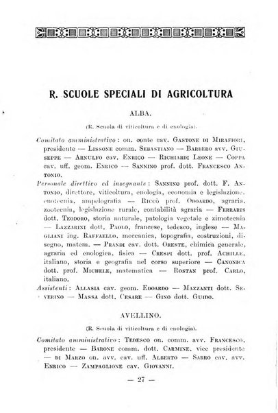 Annuario delle scuole agrarie