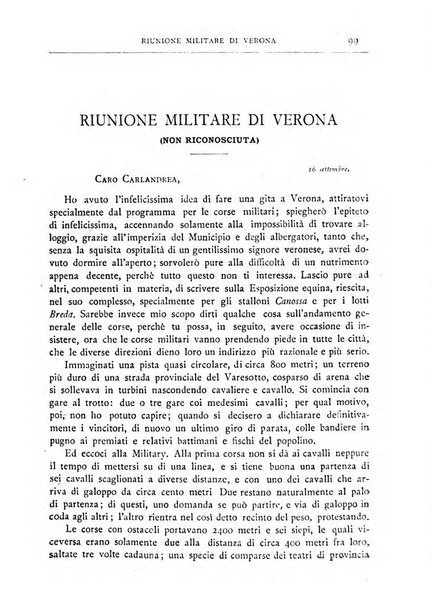 Annuario di Carlandrea Vademecum per le corse in Italia