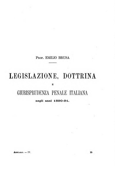 Annuario di dottrina di legislazione e di giurisprudenza