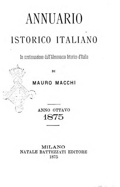 Annuario istorico italiano in continuazione dell'Almanacco istorico d'Italia