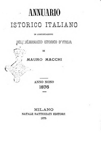 Annuario istorico italiano in continuazione dell'Almanacco istorico d'Italia