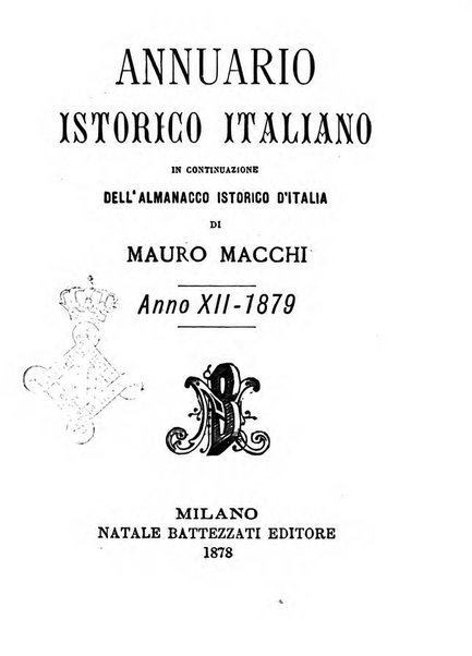 Annuario istorico italiano in continuazione dell'Almanacco istorico d'Italia