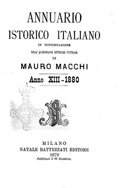 Annuario istorico italiano in continuazione dell'Almanacco istorico d'Italia