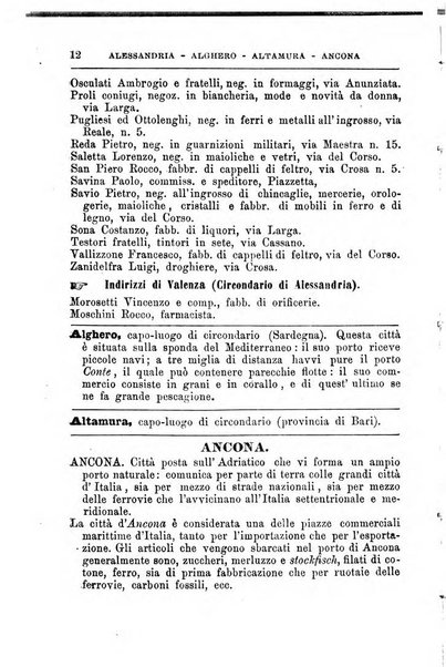 Annuario Lossa almanacco di commercio delle citta di Genova, Milano e Torino e principali provincie lombarde