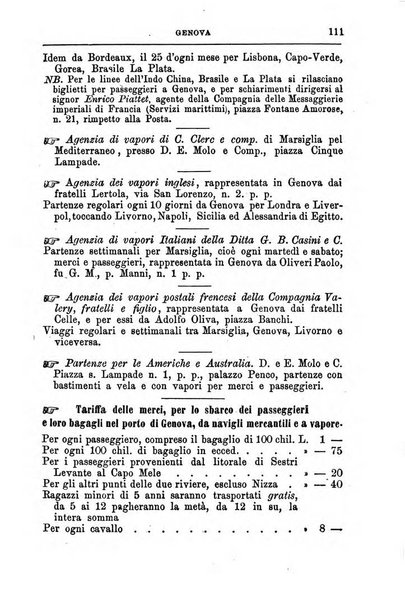 Annuario Lossa almanacco di commercio delle citta di Genova, Milano e Torino e principali provincie lombarde